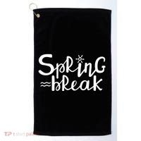 Spring Break Vacation Gift Golf Towel thumb 0