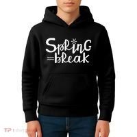Spring Break Vacation Gift Kids Hoodie thumb 4