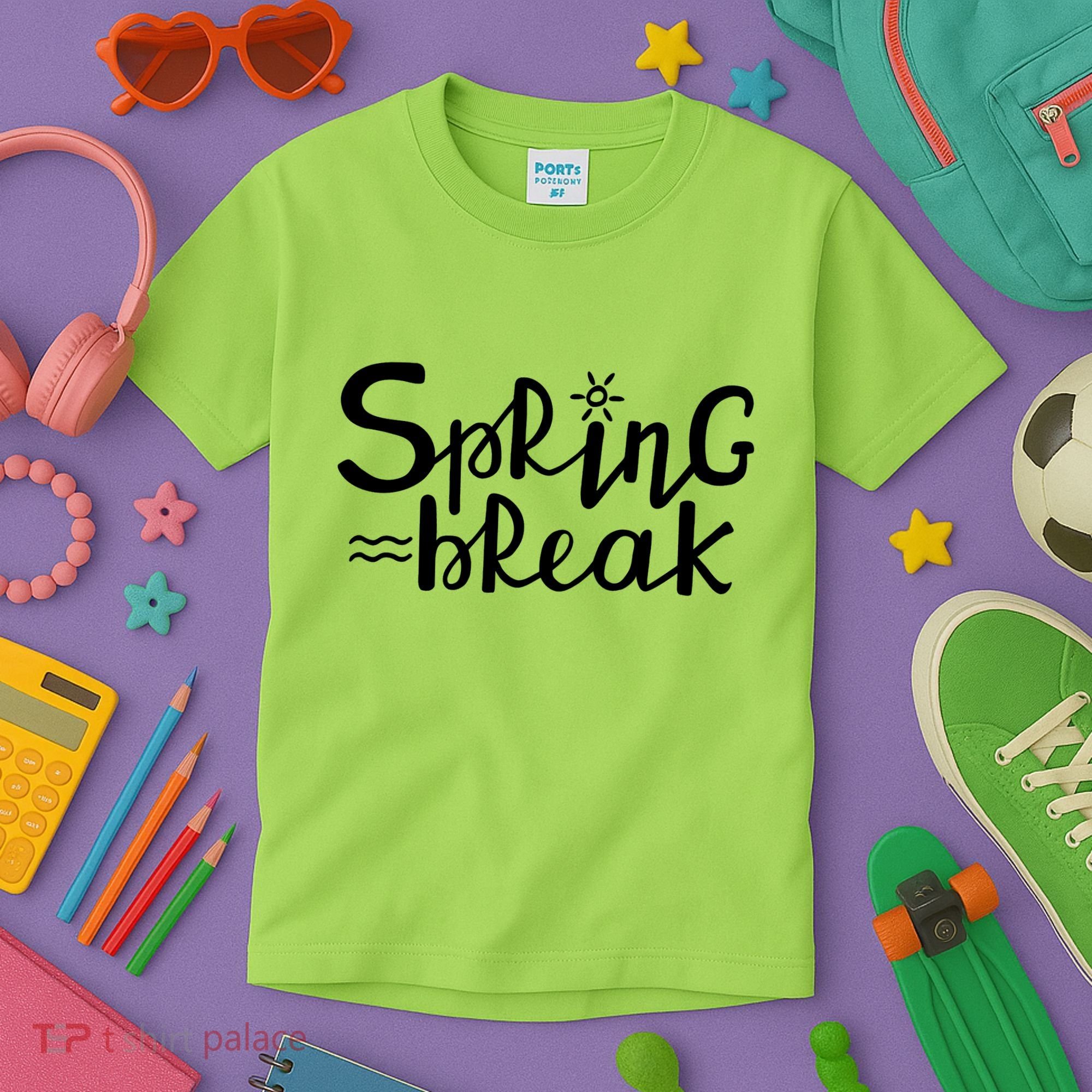 Spring Break Vacation Gift Kids T-Shirt