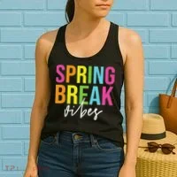 Spring Break Vibes Women's Tank Top thumb 2
