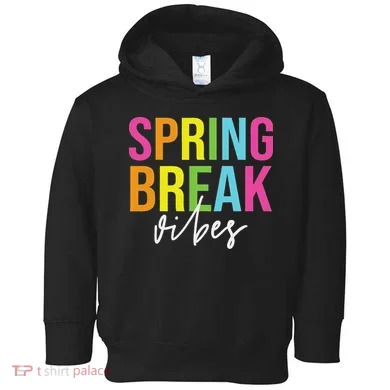 Spring Break Vibes Toddler Hoodie