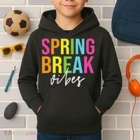 Spring Break Vibes Kids Hoodie thumb 2