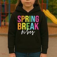 Spring Break Vibes Kids Hoodie thumb 3