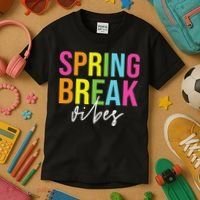Spring Break Vibes Kids T-Shirt thumb 3