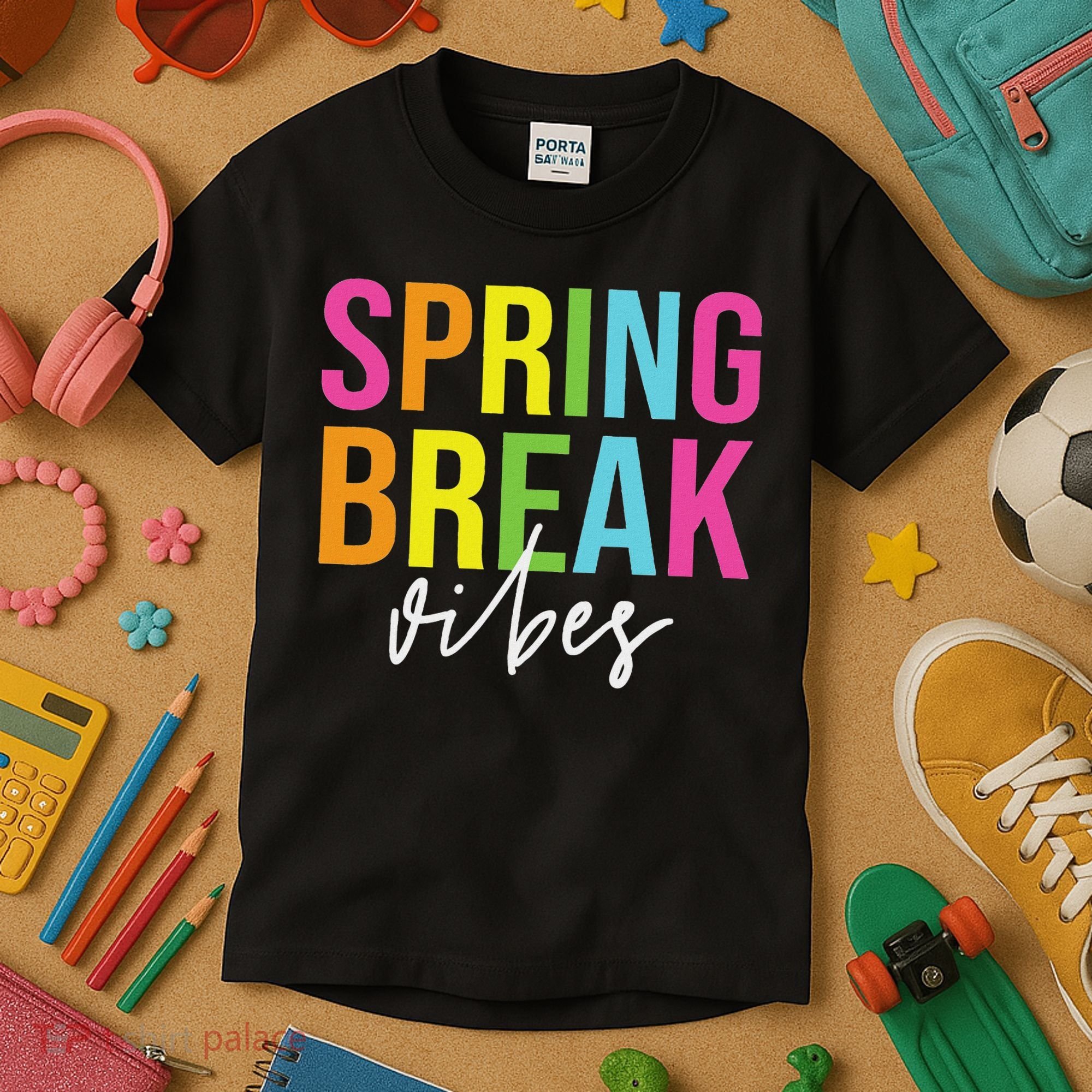 Spring Break Vibes Kids T-Shirt