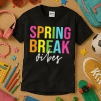 Spring Break Vibes Kids T-Shirt thumb 3