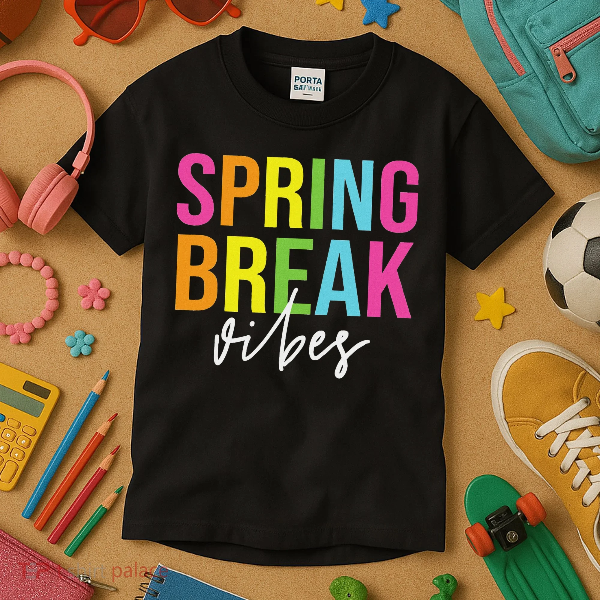 Spring Break Vibes Kids T-Shirt
