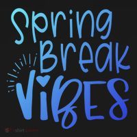 Spring Break Vibes Vacation Saying Fun In The Sun Gift USA-Made Doggie Bandana thumb 2