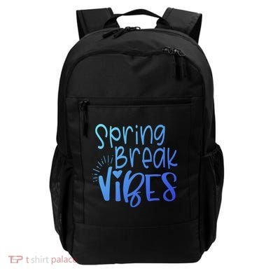 Spring Break Vibes Vacation Saying Fun In The Sun Gift Backpack