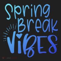 Spring Break Vibes Vacation Saying Fun In The Sun Gift Golf Towel thumb 3