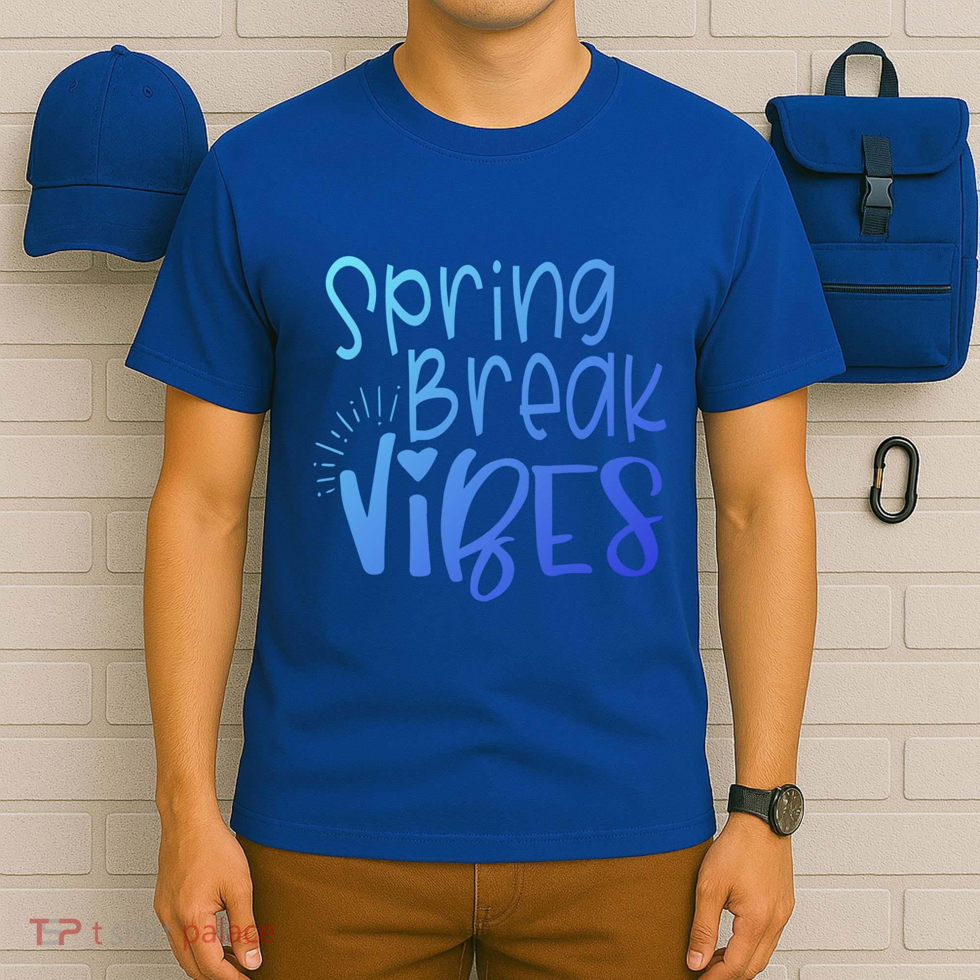 Spring Break Vibes Vacation Saying Fun In The Sun Gift T-Shirt