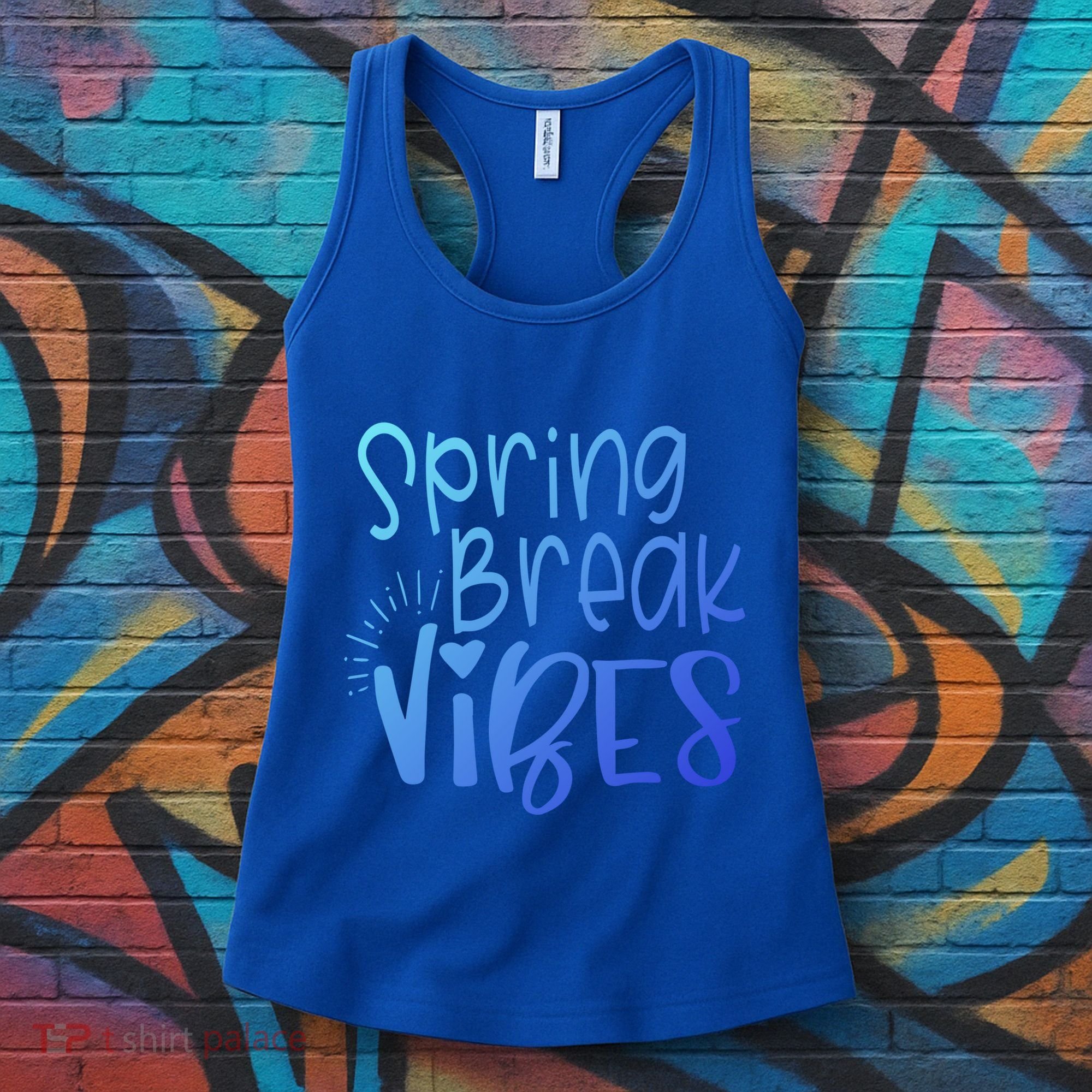 Spring Break Vibes Vacation Saying Fun In The Sun Gift Women's Tank Top