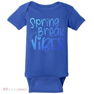 Spring Break Vibes Vacation Saying Fun In The Sun Gift Baby Bodysuit