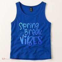 Spring Break Vibes Vacation Saying Fun In The Sun Gift Tank Top thumb 2