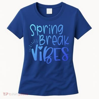 Spring Break Vibes Vacation Saying Fun In The Sun Gift Women's T-Shirt