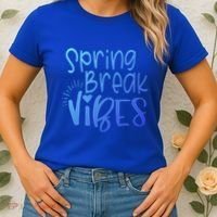 Spring Break Vibes Vacation Saying Fun In The Sun Gift Women's T-Shirt thumb 2