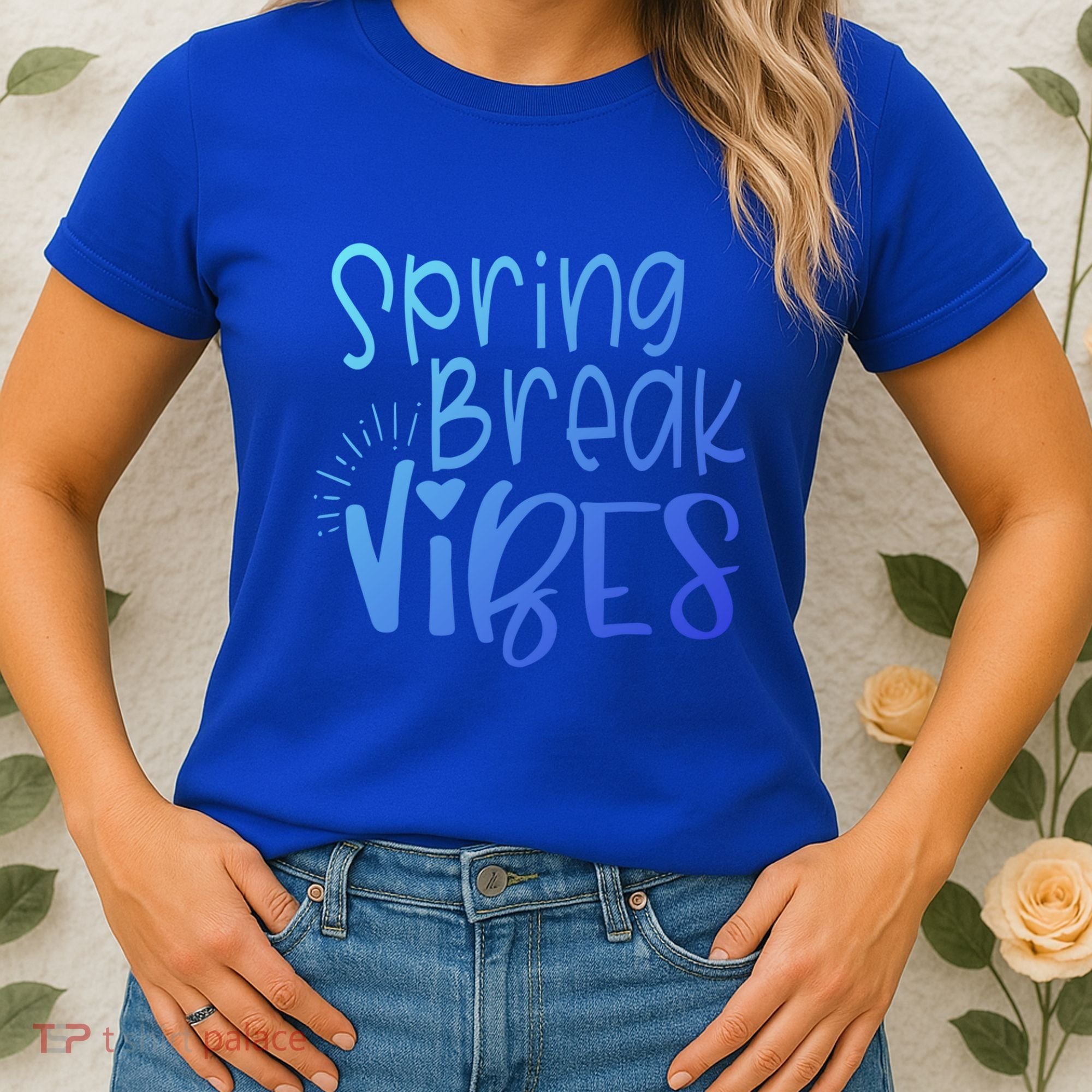 Spring Break Vibes Vacation Saying Fun In The Sun Gift Women's T-Shirt
