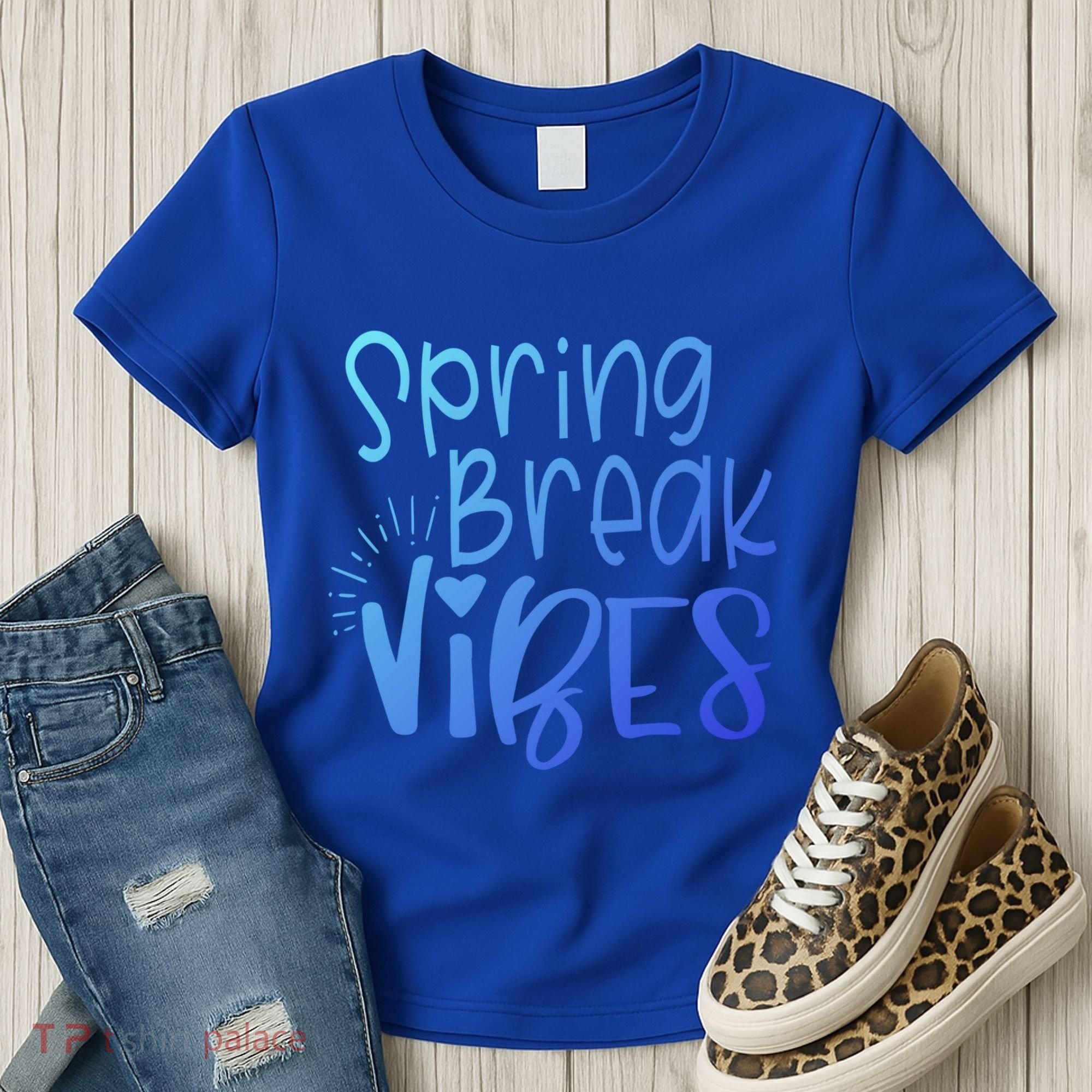 Spring Break Vibes Vacation Saying Fun In The Sun Gift Women's T-Shirt