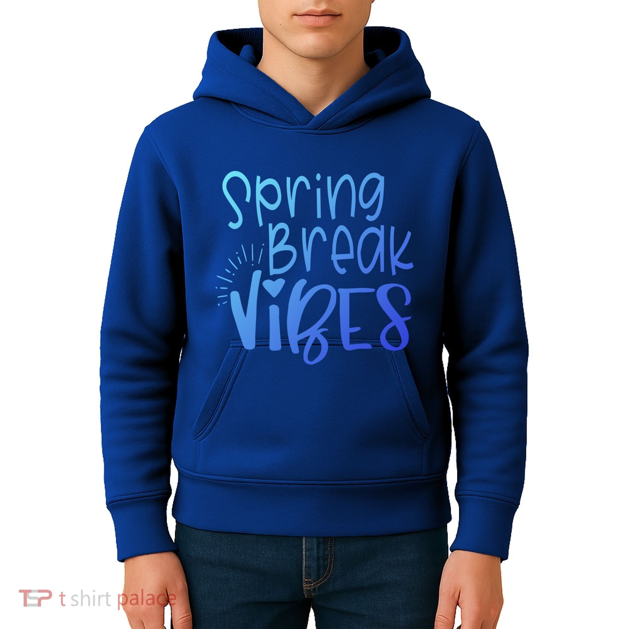 Spring Break Vibes Vacation Saying Fun In The Sun Gift Kids Hoodie