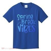 Spring Break Vibes Vacation Saying Fun In The Sun Gift Kids T-Shirt thumb 0