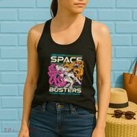 Space Busters Video Game Cartridge Women's Tank Top thumb 2