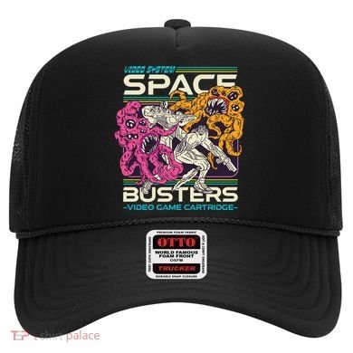 Space Busters Video Game Cartridge Hat