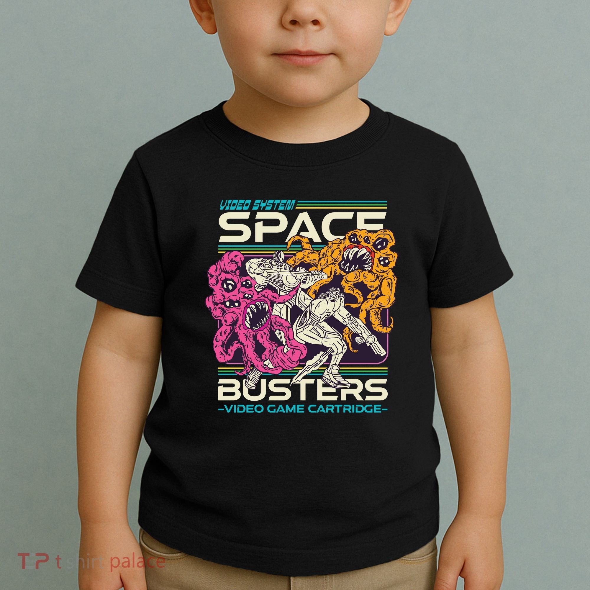 Space Busters Video Game Cartridge Toddler T-Shirt