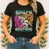 Space Busters Video Game Cartridge Women's T-Shirt thumb 2
