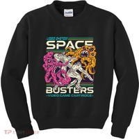 Space Busters Video Game Cartridge Kids Sweatshirt thumb 0
