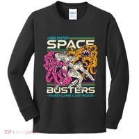 Space Busters Video Game Cartridge Kids Long Sleeve Shirt thumb 0
