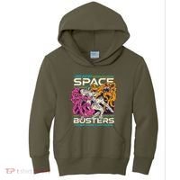 Space Busters Video Game Cartridge Kids Hoodie thumb 0