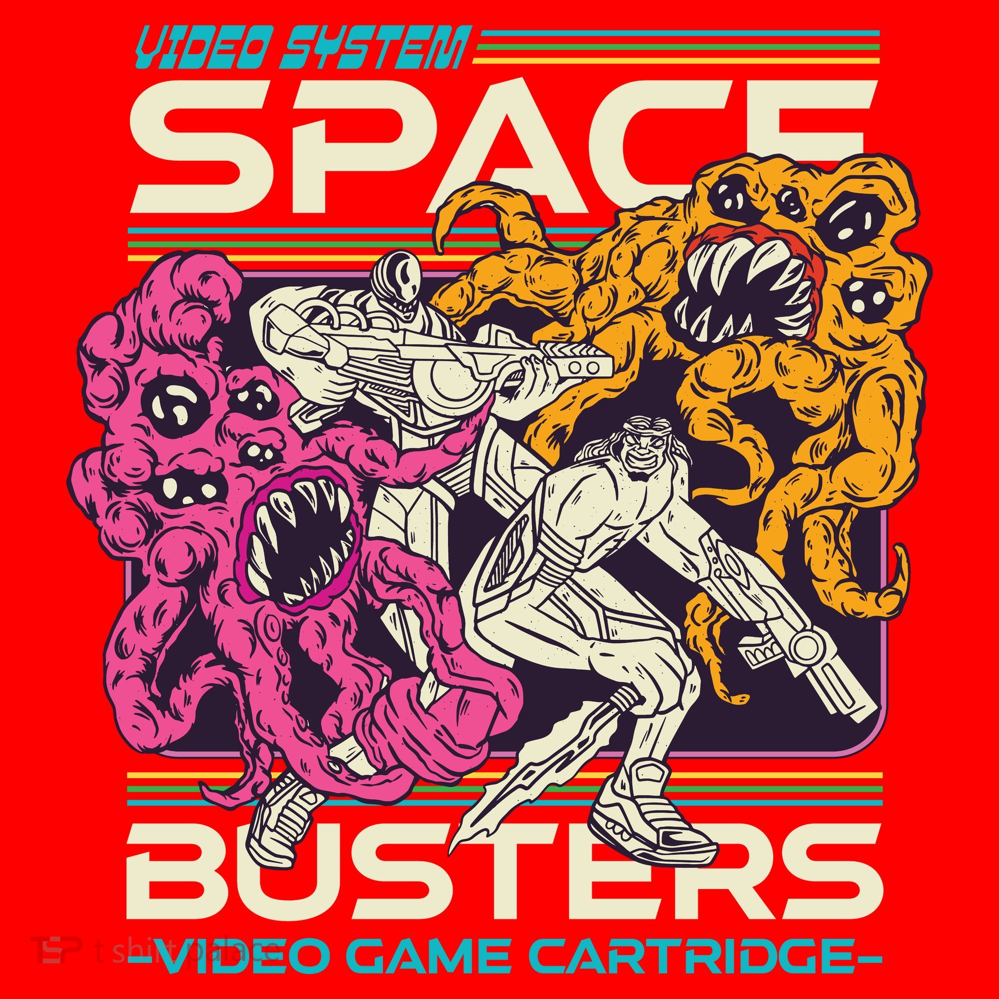 Space Busters Video Game Cartridge Santa Hat