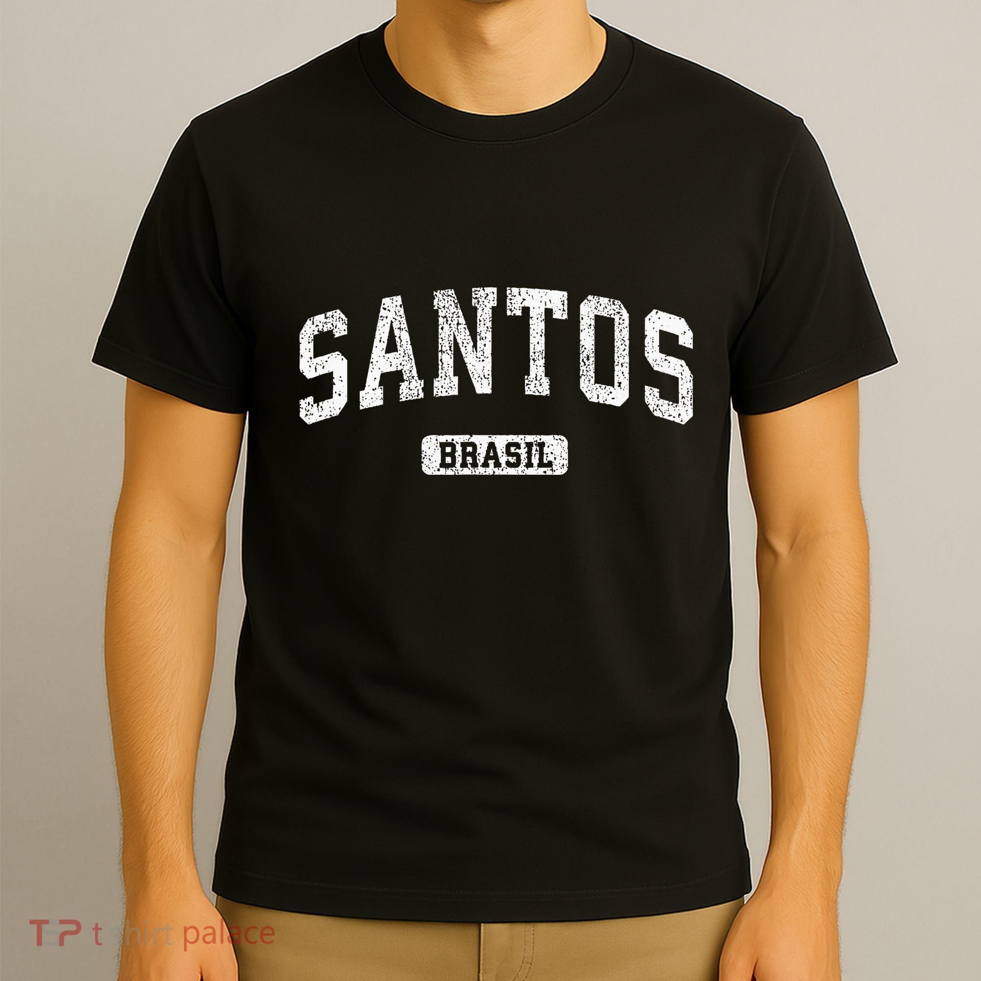Santos Brazil Vintage Sports T-Shirt