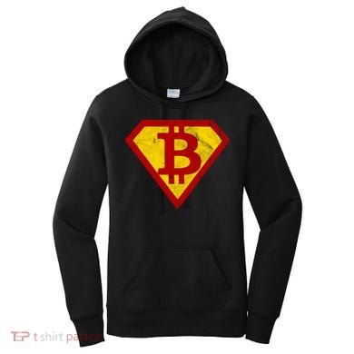 Super Bitcoin Vintage Women's Hoodie