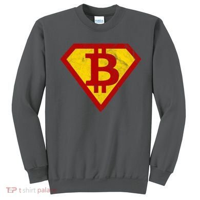 Super Bitcoin Vintage Sweatshirt