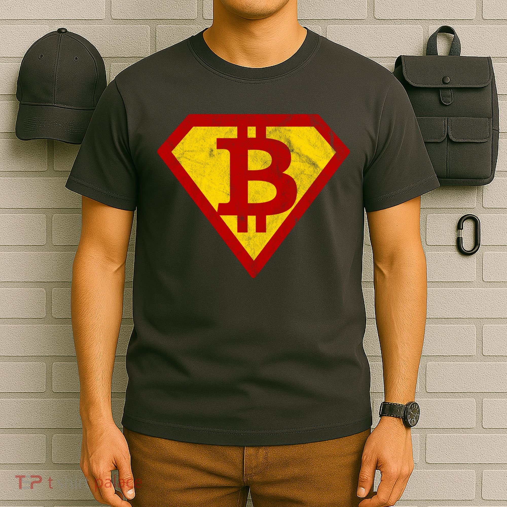 Super Bitcoin Vintage T-Shirt