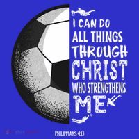 Soccer Bible Verse Christian Sayings Philippians Women's Tank Top thumb 5
