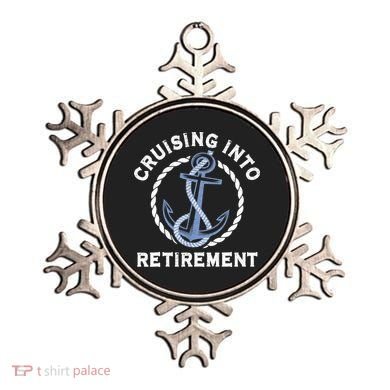 Sailing Boating Vacation Cruising Into Retirement Cruise Ornament