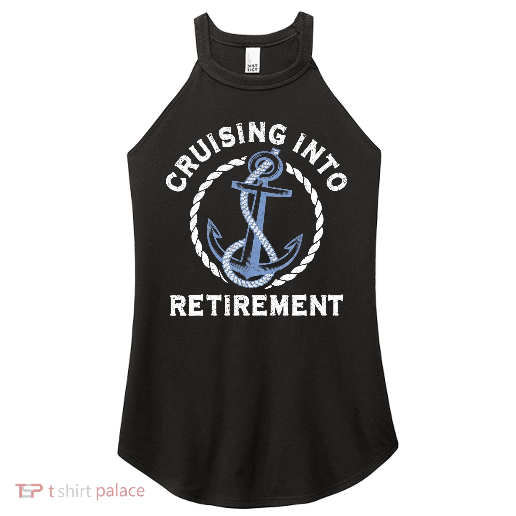 Sailing Boating Vacation Cruising Into Retirement Cruise Women's Perfect Tri Rocker Tank