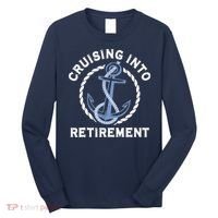 Sailing Boating Vacation Cruising Into Retirement Cruise Long Sleeve Shirt thumb 0