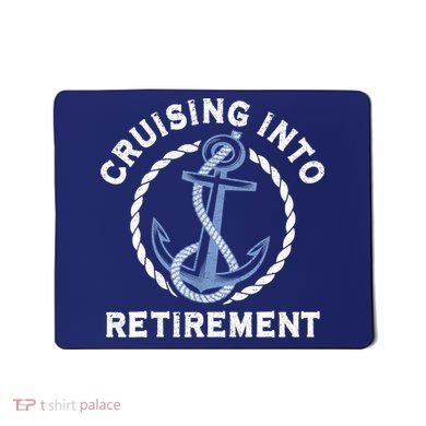 Sailing Boating Vacation Cruising Into Retirement Cruise Mousepad