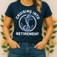 Sailing Boating Vacation Cruising Into Retirement Cruise Women's T-Shirt thumb 2
