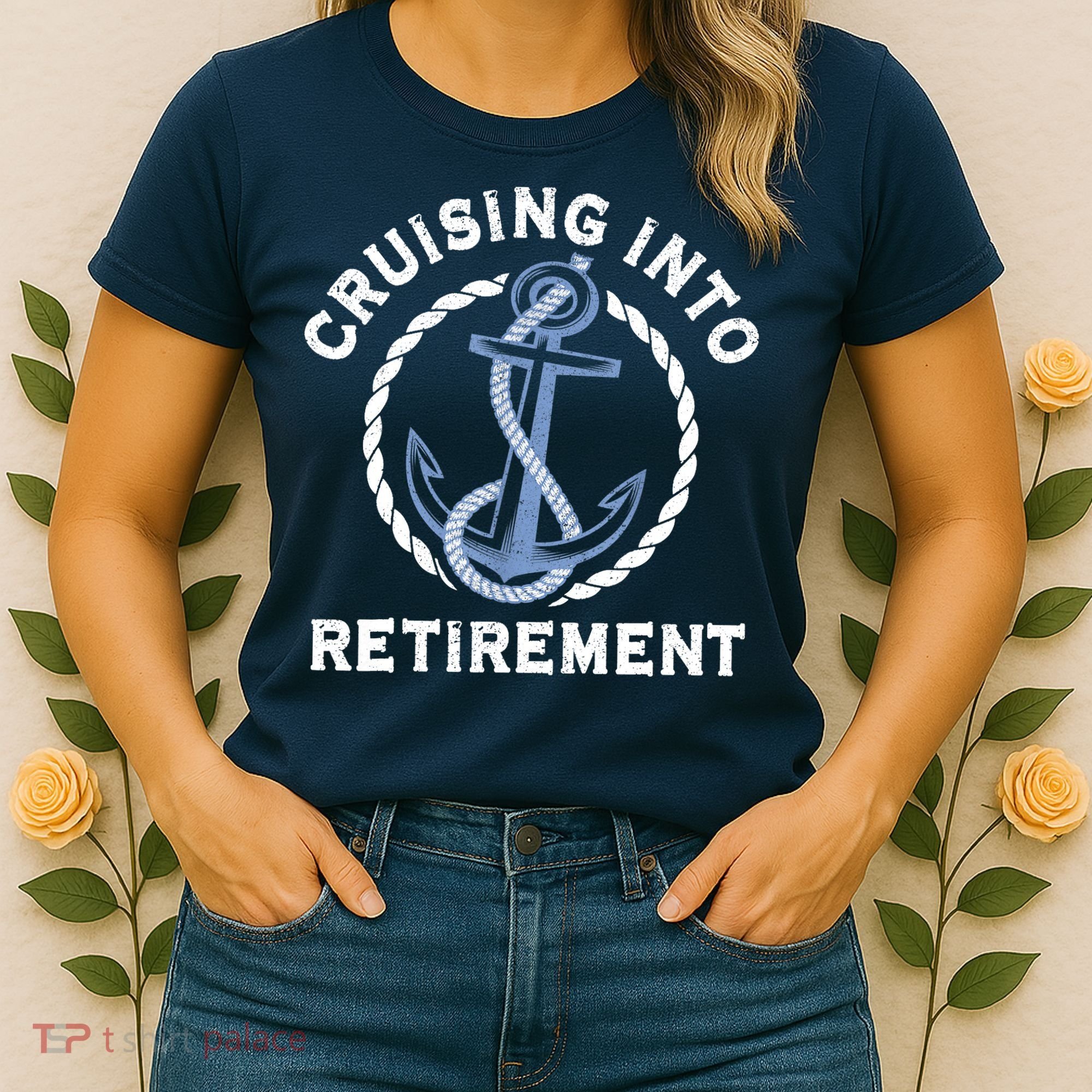 Sailing Boating Vacation Cruising Into Retirement Cruise Women's T-Shirt