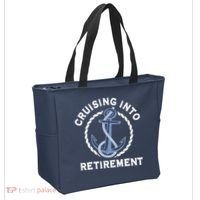 Sailing Boating Vacation Cruising Into Retirement Cruise Tote Bag thumb 2