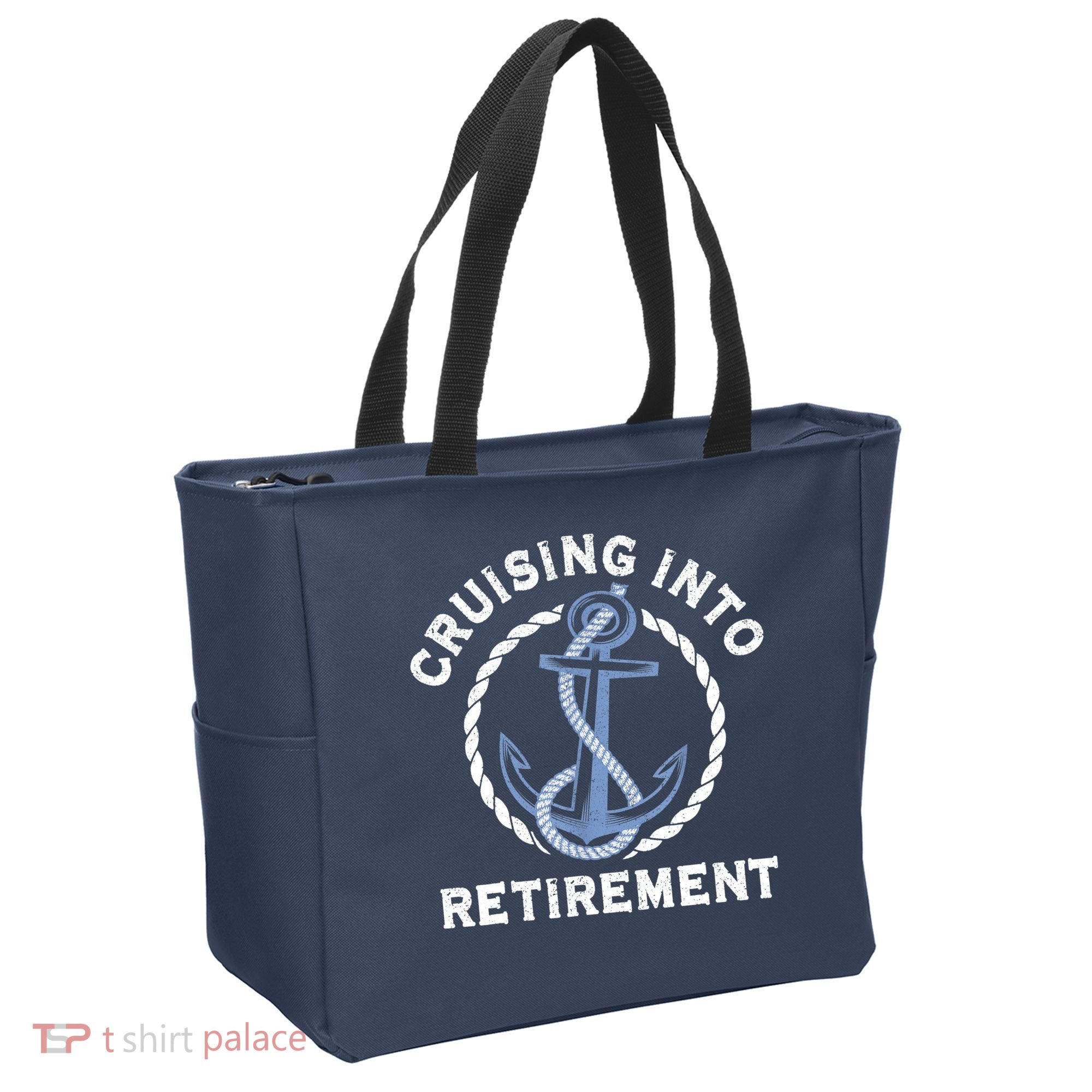 Sailing Boating Vacation Cruising Into Retirement Cruise Tote Bag