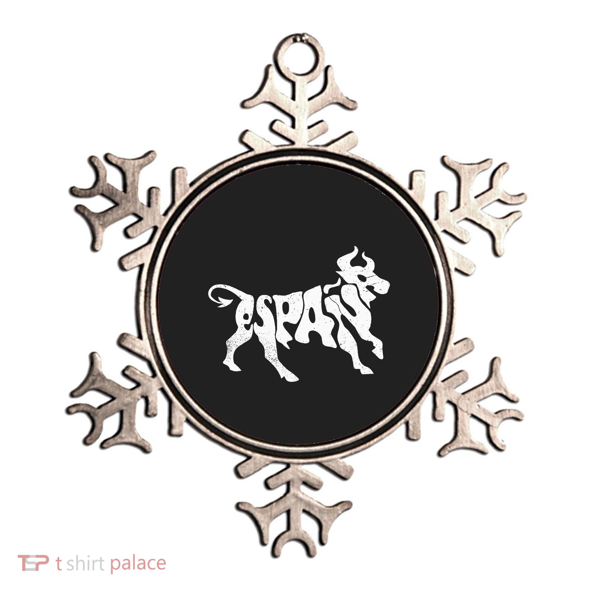 Spain Bull Word Art  Cool Espana funny  Animal  Ornament