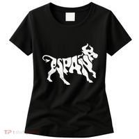 Spain Bull Word Art  Cool Espana funny  Animal  Women's T-Shirt thumb 0