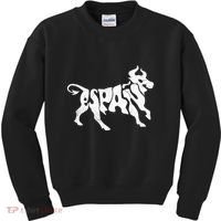 Spain Bull Word Art  Cool Espana funny  Animal  Kids Sweatshirt thumb 0