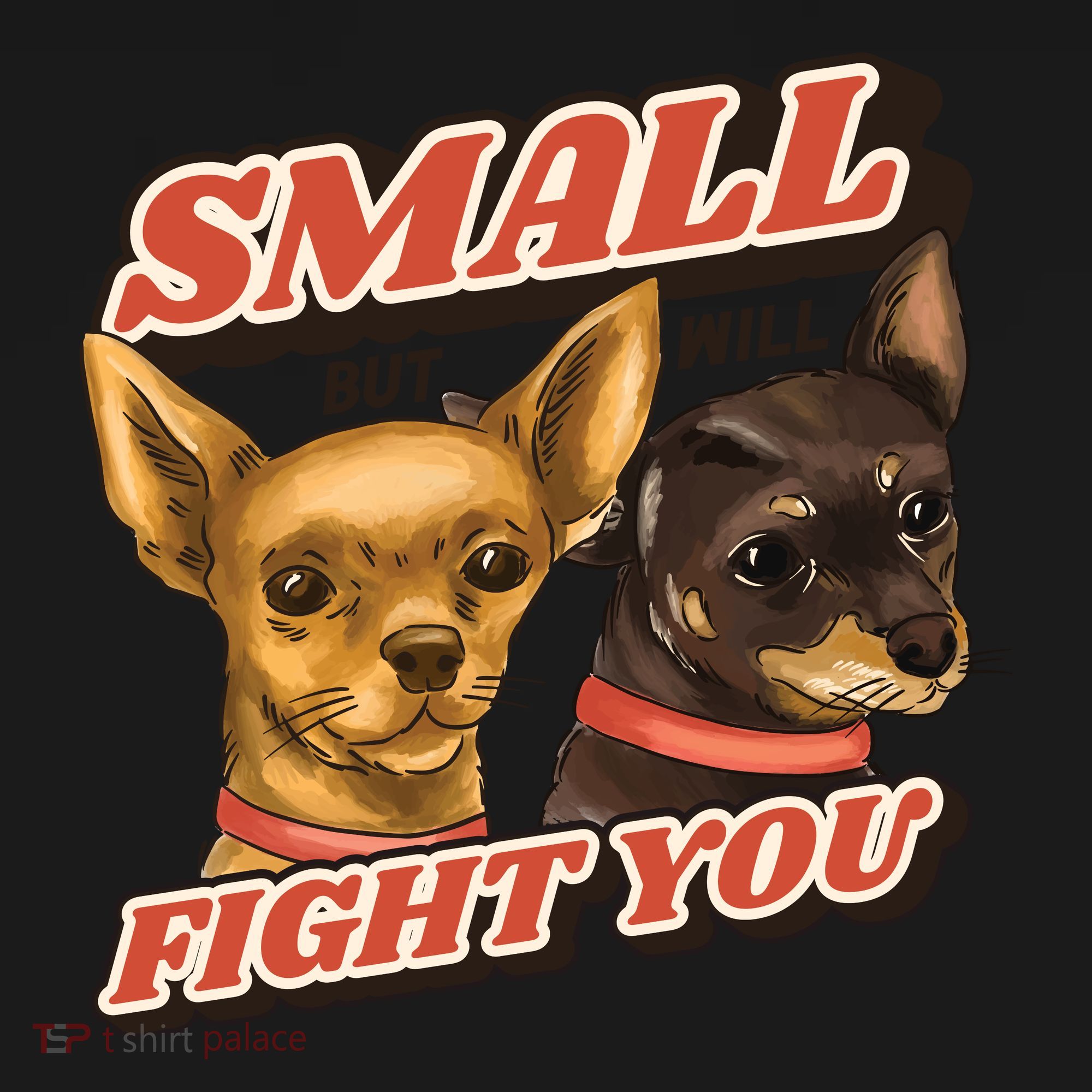 Small But Will Fight You Puppy Toddler Hoodie