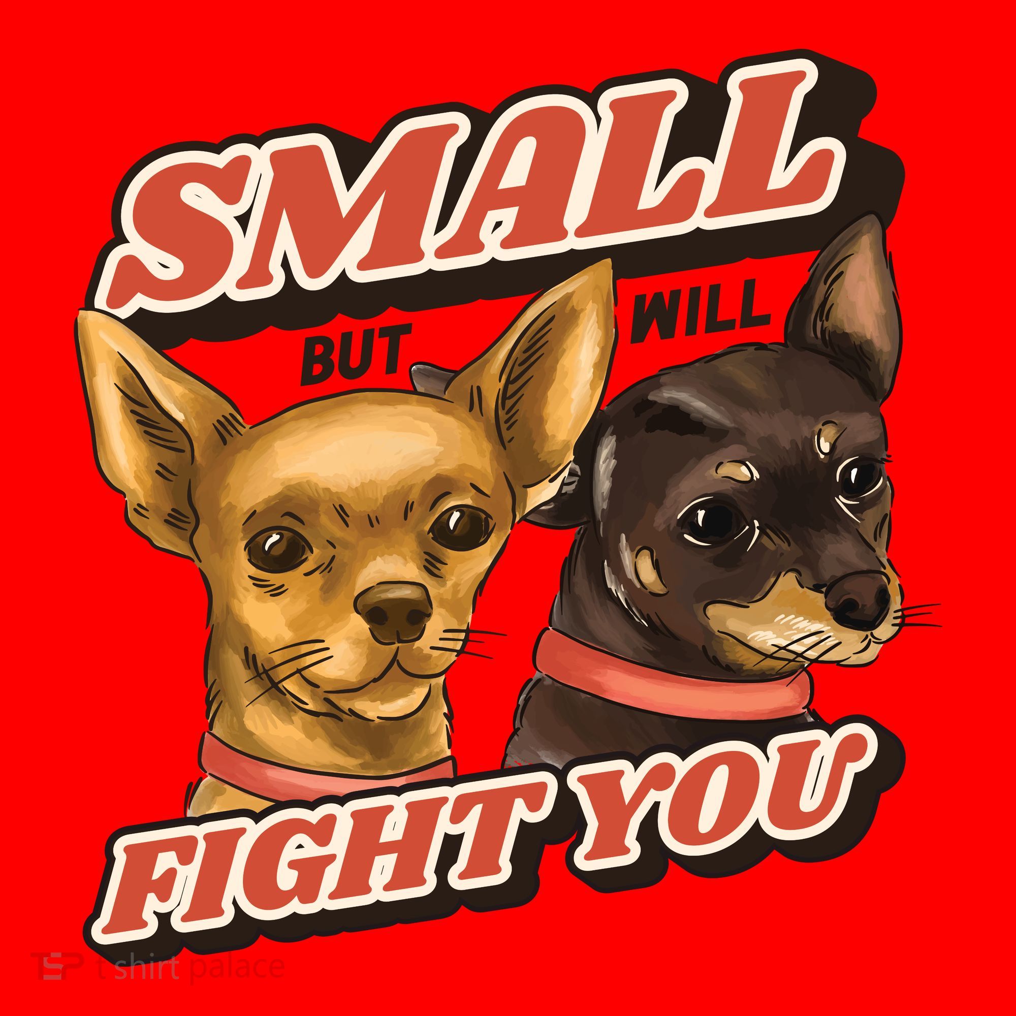 Small But Will Fight You Puppy Santa Hat